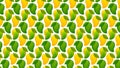 Mango ripe and raw mango for background, mango pattern yellow green for illustration, clip art mango fruit pattern for wallpaper