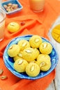 Mango sandesh. Bengali sweets Royalty Free Stock Photo