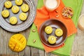 Mango sandesh. Bengali sweets