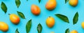 mango seamless pattern background AI generated Royalty Free Stock Photo
