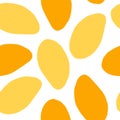 Mango, seamless pattern for your design Royalty Free Stock Photo