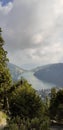 Mango Shape Lake in Nainital, Indian Hill Royalty Free Stock Photo