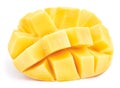 Mango slice exotic fruit isolated Royalty Free Stock Photo