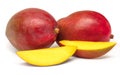 Mango sliced Royalty Free Stock Photo