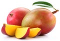 Mango with slices