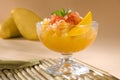 Mango Sorbet with Chili Sauce Royalty Free Stock Photo