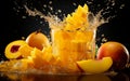 Mango Splashes of Juice