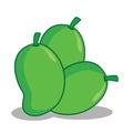 Mango Fresh Asian Tropical Vector Illustration Royalty Free Stock Photo