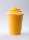 Mango yogurt, milk shake Royalty Free Stock Photo
