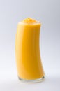 Mango yogurt, milk shake Royalty Free Stock Photo