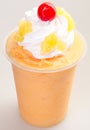 mango yogurt, milk shake Royalty Free Stock Photo