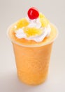 mango yogurt, milk shake Royalty Free Stock Photo