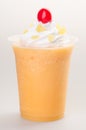 mango yogurt, milk shake Royalty Free Stock Photo