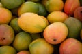 Mangoes background - mango fruit Royalty Free Stock Photo