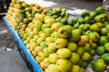 Mangoes are sold in street markets.