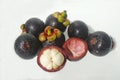 Mangosteen is an exotic fruit from Southeast Asia, the real king of fruits with valuable chemical composition and healing