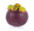 Mangosteen isolated on white background