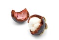 Mangosteen isolated