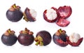 Mangosteen white flesh of the queen of friuts