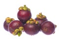 Mangosteens Isolated Royalty Free Stock Photo