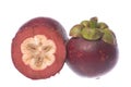 Mangosteens Isolated Royalty Free Stock Photo