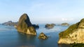 Mangrove forest and rock mountains island in Phang Nga Province thailand