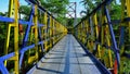 mangunsuko bridge in magelang indonesia in the morning