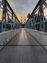 Mangunsuko Bridge, Magelang Indonesia and Sunrise sky