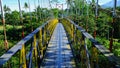mangunsuko bridge in the morning in magelang indonesia