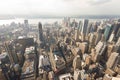 Manhattan as seen from the Empire State Building Royalty Free Stock Photo