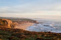 Manhattan Beach, Half Moon Bay before sunset Royalty Free Stock Photo