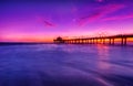 Manhattan Beach Pier. Royalty Free Stock Photo