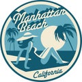 Manhattan Beach postcard