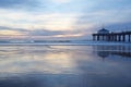 Manhattan Beach Sunset Royalty Free Stock Photo