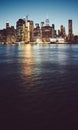 Manhattan at blue hour, New York Royalty Free Stock Photo