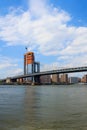 Manhattan Bridge in New york City Royalty Free Stock Photo
