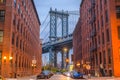 Manhattan Bridge from Brooklyn New York Royalty Free Stock Photo