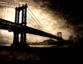 Manhattan Bridge New York City Royalty Free Stock Photo