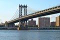 Manhattan Bridge, New York City Royalty Free Stock Photo