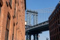 Manhattan Bridge in New York City Royalty Free Stock Photo