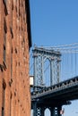 Manhattan Bridge in New York City Royalty Free Stock Photo