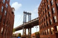 Manhattan Bridge New York NY NYC from Brooklyn