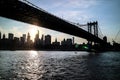 Manhattan bridge and Newyork city