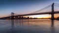 Manhattan Bridge sunrise timelapse