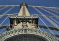 Manhattan Bridge Tower Royalty Free Stock Photo