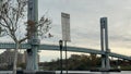 Manhattan Bridge Tower DUMBO, New York City USA Royalty Free Stock Photo