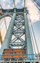 Manhattan Bridge Tower, New York City Royalty Free Stock Photo