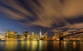 Manhattan from Brooklyn Bridge Park Royalty Free Stock Photo