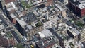 Manhattan Building and Streets Aerial City Timelapse