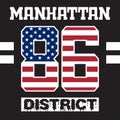 Manhattan district t-shirt